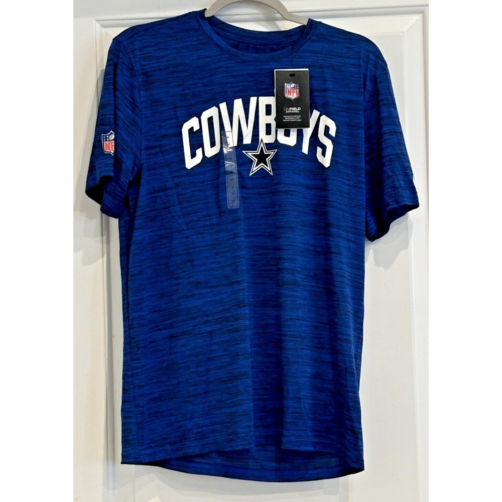 Nike Dri-Fit Dallas Cowboys T-Shirt Men's Size M Blue New With Tags NFL Football